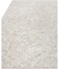 Exquisite Rugs Mosaic Leather Ivory 40551X16 1ft.X1ft.6in. Rect. Rug