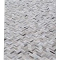 Exquisite Rugs Mosaic Leather Silver 405696X136 9ft.6in.X13ft.6in. Rect. Rug