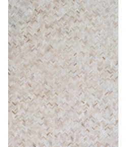 Exquisite Rugs Mosaic Leather Light Beige 40571X16 1ft.X1ft.6in. Rect. Rug