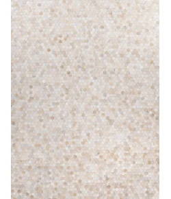 Exquisite Rugs Mosaic Leather Ivory 4058116X146 11ft.6in.X14ft.6in. Rect. Rug