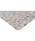 Exquisite Rugs Mosaic Leather Silver 4059136X176 13ft.6in.X17ft.6in. Rect. Rug