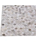 Exquisite Rugs Mosaic Leather Silver 4059136X176 13ft.6in.X17ft.6in. Rect. Rug