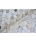 Exquisite Rugs Mosaic Leather Silver 4059136X176 13ft.6in.X17ft.6in. Rect. Rug