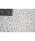 Exquisite Rugs Mosaic Leather Silver 4059136X176 13ft.6in.X17ft.6in. Rect. Rug