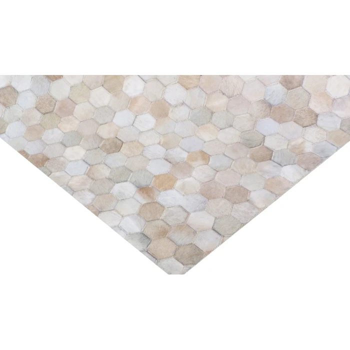 Exquisite Rugs Mosaic Leather Light Beige 40608X10 8ft.X10ft. Rect. Rug