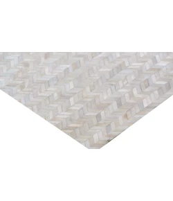 Exquisite Rugs Mosaic Leather Ivory 4061136X176 13ft.6in.X17ft.6in. Rect. Rug