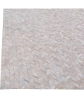 Exquisite Rugs Mosaic Leather Ivory 4061136X176 13ft.6in.X17ft.6in. Rect. Rug