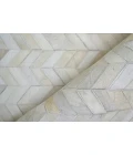 Exquisite Rugs Mosaic Leather Ivory 4061136X176 13ft.6in.X17ft.6in. Rect. Rug