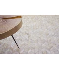 Exquisite Rugs Mosaic Leather Ivory 4061136X176 13ft.6in.X17ft.6in. Rect. Rug