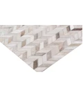 Exquisite Rugs Mosaic Leather Silver 40621X16 1ft.X1ft.6in. Rect. Rug