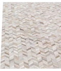 Exquisite Rugs Mosaic Leather Silver 40621X16 1ft.X1ft.6in. Rect. Rug