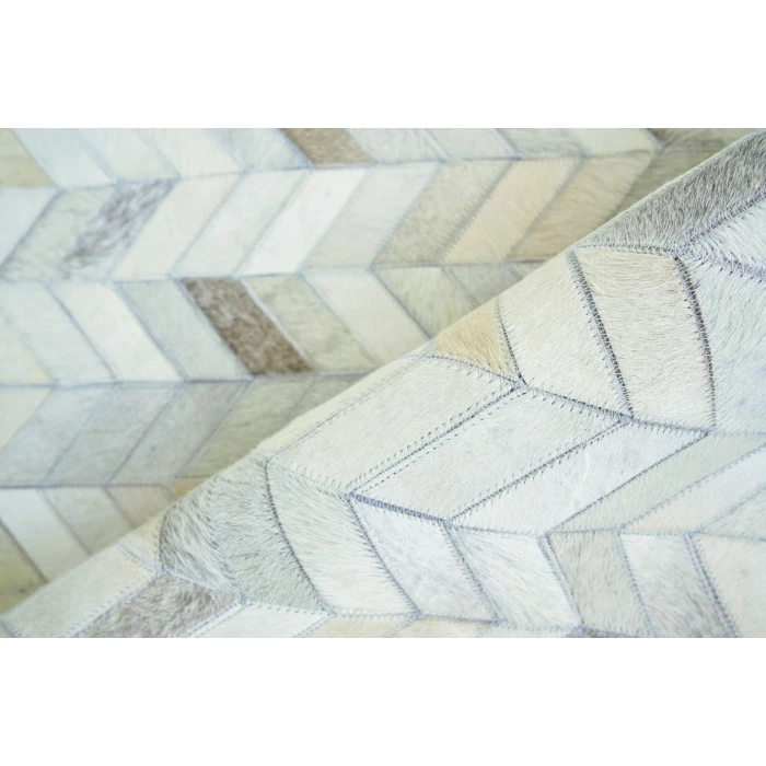 Exquisite Rugs Mosaic Leather Silver 40628X10 8ft.X10ft. Rect. Rug