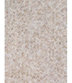 Exquisite Rugs Mosaic Leather Light Beige 40641X16 1ft.X1ft.6in. Rect. Rug