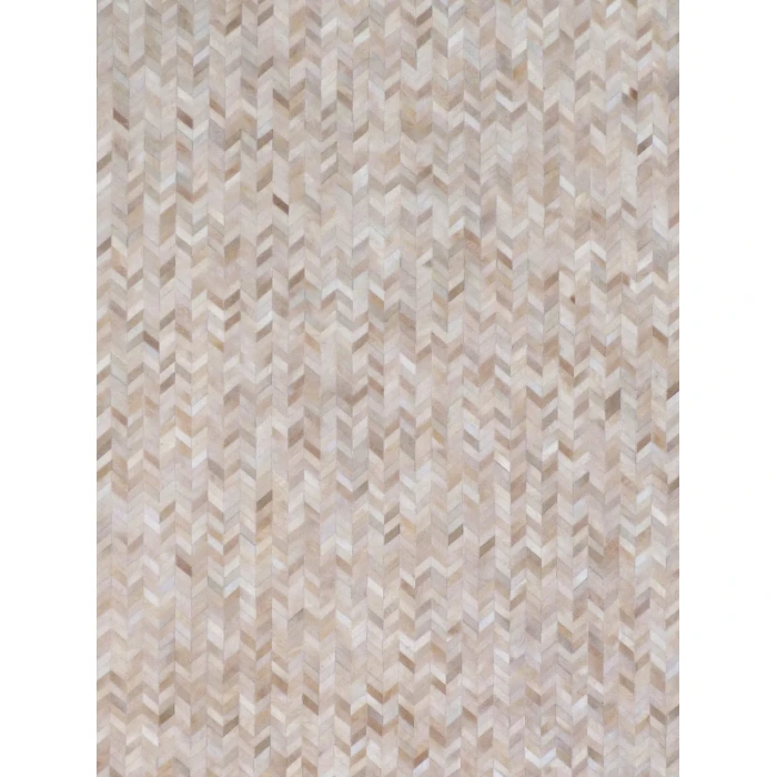 Exquisite Rugs Mosaic Leather Light Beige 40641X16 1ft.X1ft.6in. Rect. Rug