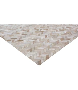 Exquisite Rugs Mosaic Leather Light Beige 40641X16 1ft.X1ft.6in. Rect. Rug