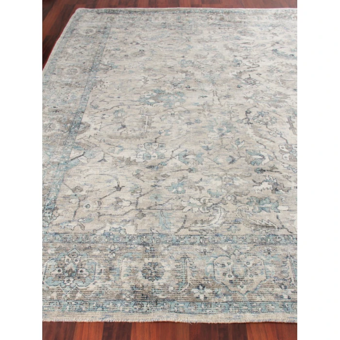 Exquisite Rugs Tuscany Beige/Blue 41041X16 1ft.X1ft.6in. Rect. Rug