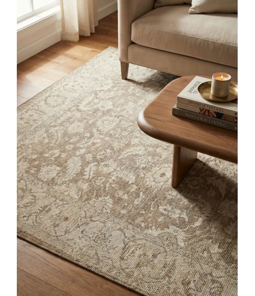 Exquisite Rugs Tuscany Brown 41061X16 1ft.X1ft.6in. Rect. Rug