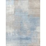 Exquisite Rugs Fine Pure Silk Blue/Brown 42118X10 8ft.X10ft. Rect. Rug