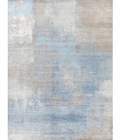 Exquisite Rugs Fine Pure Silk Blue/Brown 42118X10 8ft.X10ft. Rect. Rug