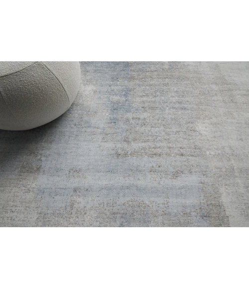 Exquisite Rugs Fine Pure Silk Blue/Brown 42118X10 8ft.X10ft. Rect. Rug