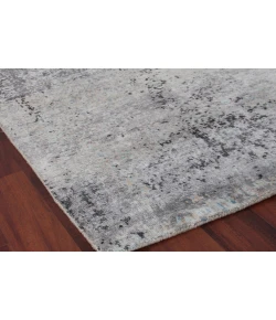 Exquisite Rugs Fine Pure Silk Ivory/Dark Gray/Multi 421212X15 12ft.X15ft. Rect. Rug