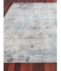 Exquisite Rugs Fine Pure Silk Ivory/Dark Gray/Multi 421212X15 12ft.X15ft. Rect. Rug