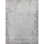 Exquisite Rugs Fine Pure Silk Ivory/Dark Gray/Multi 42148X10 8ft.X10ft. Rect. Rug