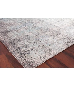 Exquisite Rugs Fine Pure Silk Ivory/Dark Gray/Multi 421412X15 12ft.X15ft. Rect. Rug