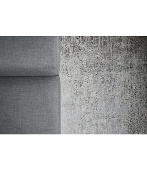 Exquisite Rugs Fine Pure Silk Ivory/Dark Gray/Multi 421412X15 12ft.X15ft. Rect. Rug