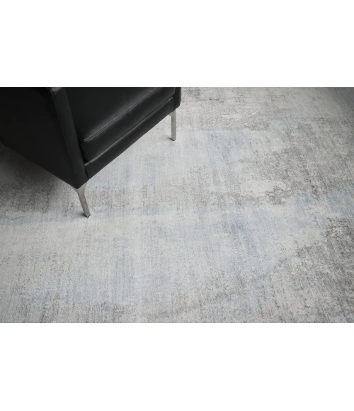 Exquisite Rugs Fine Pure Silk Ivory/Dark Gray/Multi 421412X15 12ft.X15ft. Rect. Rug