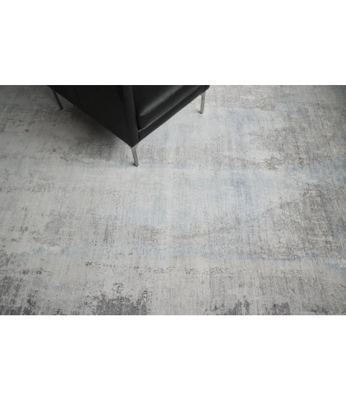 Exquisite Rugs Fine Pure Silk Ivory/Dark Gray/Multi 421412X15 12ft.X15ft. Rect. Rug
