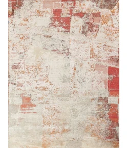 Exquisite Rugs Fine Pure Silk Beige/Orange/Gold 42158X10 8ft.X10ft. Rect. Rug