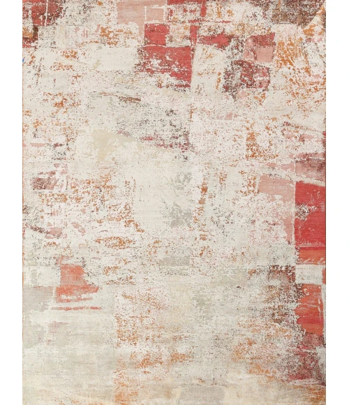 Exquisite Rugs Fine Pure Silk Beige/Orange/Gold 42158X10 8ft.X10ft. Rect. Rug