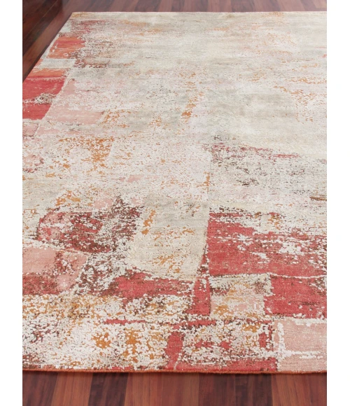 Exquisite Rugs Fine Pure Silk Beige/Orange/Gold 42158X10 8ft.X10ft. Rect. Rug