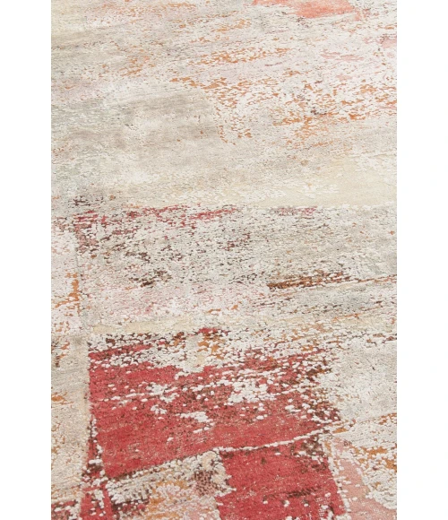 Exquisite Rugs Fine Pure Silk Beige/Orange/Gold 42158X10 8ft.X10ft. Rect. Rug