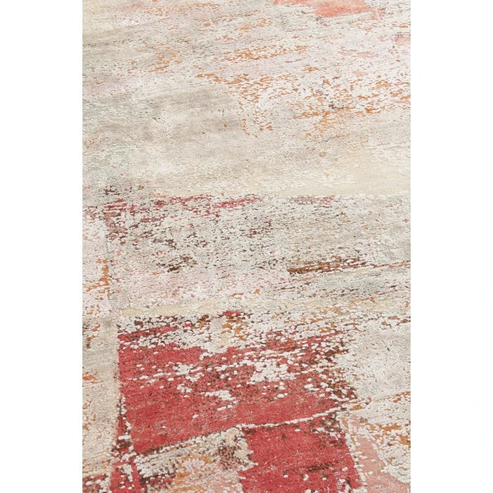 Exquisite Rugs Fine Pure Silk Beige/Orange/Gold 42158X10 8ft.X10ft. Rect. Rug