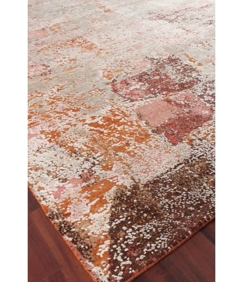 Exquisite Rugs Fine Pure Silk Beige/Orange/Gold 42158X10 8ft.X10ft. Rect. Rug