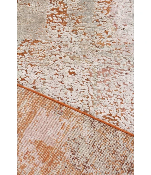 Exquisite Rugs Fine Pure Silk Beige/Orange/Gold 42158X10 8ft.X10ft. Rect. Rug