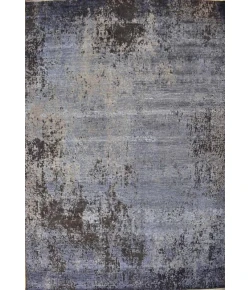 Exquisite Rugs Fine Pure Silk Gray/Blue 42168X10 8ft.X10ft. Rect. Rug