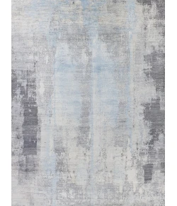 Exquisite Rugs Fine Pure Silk Silver/Gray 42218X10 8ft.X10ft. Rect. Rug