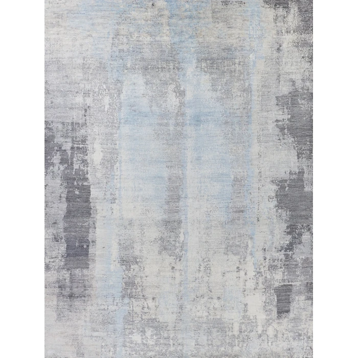Exquisite Rugs Fine Pure Silk Silver/Gray 422112X15 12ft.X15ft. Rect. Rug