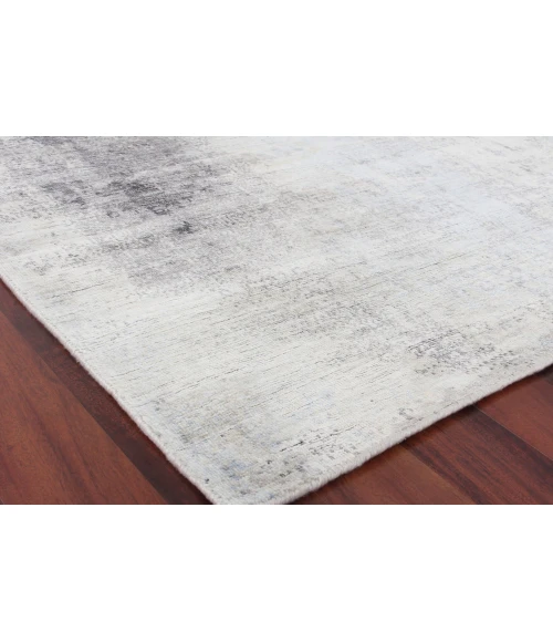 Exquisite Rugs Fine Pure Silk Silver/Gray 42218X10 8ft.X10ft. Rect. Rug