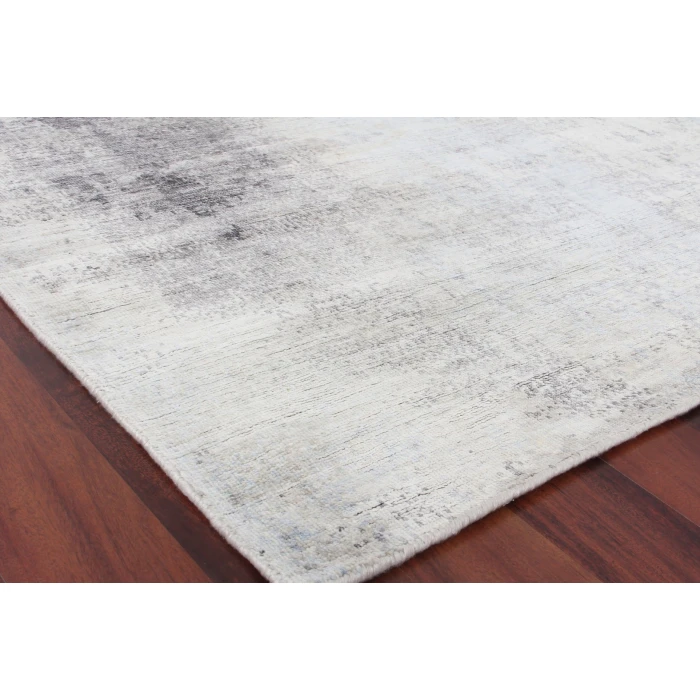 Exquisite Rugs Fine Pure Silk Silver/Gray 422112X15 12ft.X15ft. Rect. Rug
