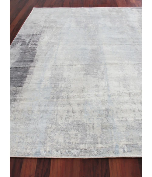 Exquisite Rugs Fine Pure Silk Silver/Gray 42218X10 8ft.X10ft. Rect. Rug