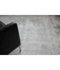 Exquisite Rugs Fine Pure Silk Silver/Gray 42218X10 8ft.X10ft. Rect. Rug