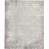 Exquisite Rugs Fine Pure Silk Silver/Ivory 42228X10 8ft.X10ft. Rect. Rug
