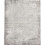 Exquisite Rugs Fine Pure Silk Silver/Ivory 42228X10 8ft.X10ft. Rect. Rug