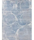 Exquisite Rugs Fine Pure Silk Blue/Gray/Ivory 422512X15 12ft.X15ft. Rect. Rug