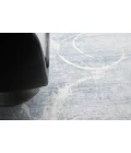 Exquisite Rugs Fine Pure Silk Blue/Gray/Ivory 422512X15 12ft.X15ft. Rect. Rug
