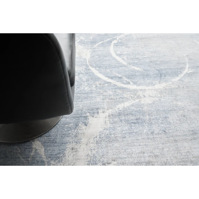 Exquisite Rugs Fine Pure Silk Blue/Gray/Ivory 42258X10 8ft.X10ft. Rect. Rug